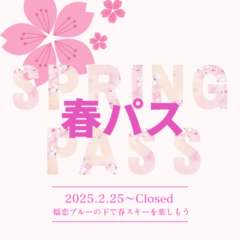 2025 Palcall Spring<br>春パス